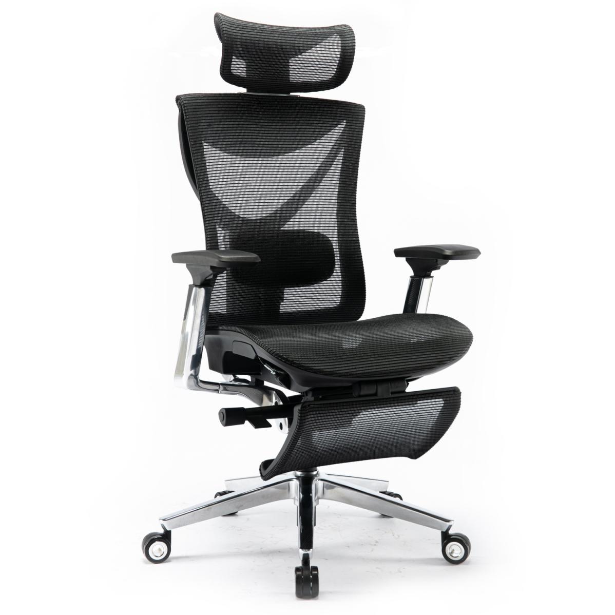 S1 Mesh Pro Max Senior ErgoChair Platinum Deep Black, photo 1
