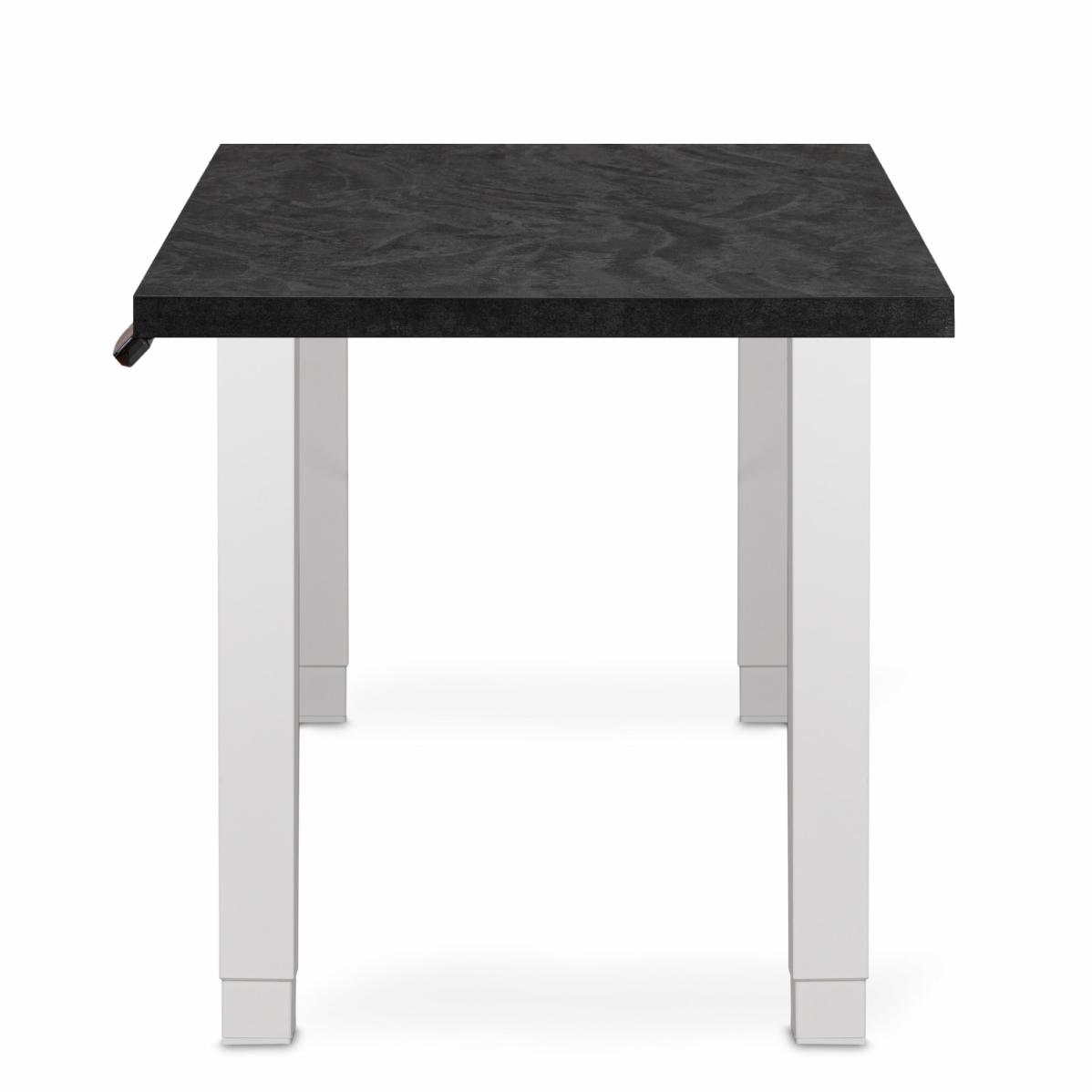 Adjustable table support AdapDesk Smart 4L 2 Motor 36mm Carbon Black, Snow White, photo 3