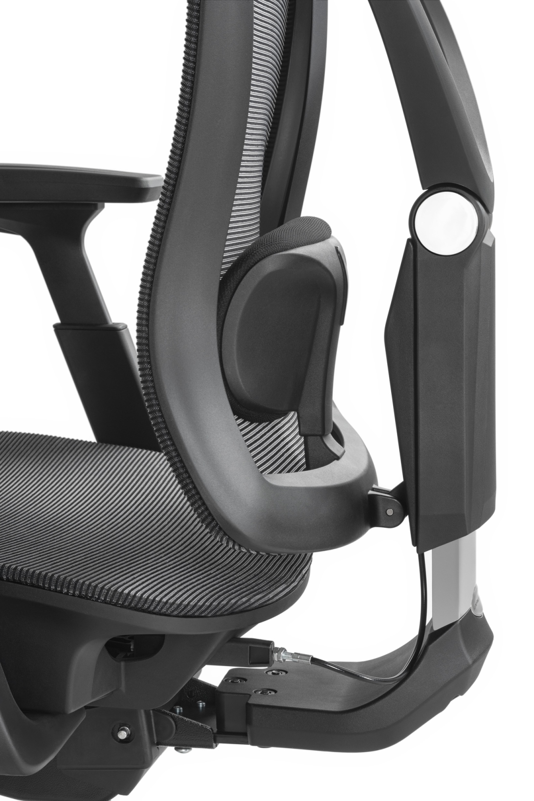 Кресло S1 Mesh Senior ErgoChair Deep Black, фото 17
