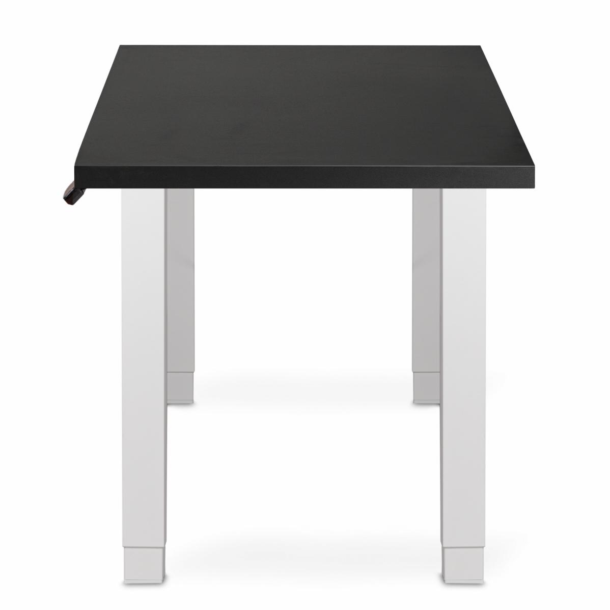 Adjustable table support AdapDesk Smart 4L 2 Motor 36mm Deep Black, Snow White, photo 3