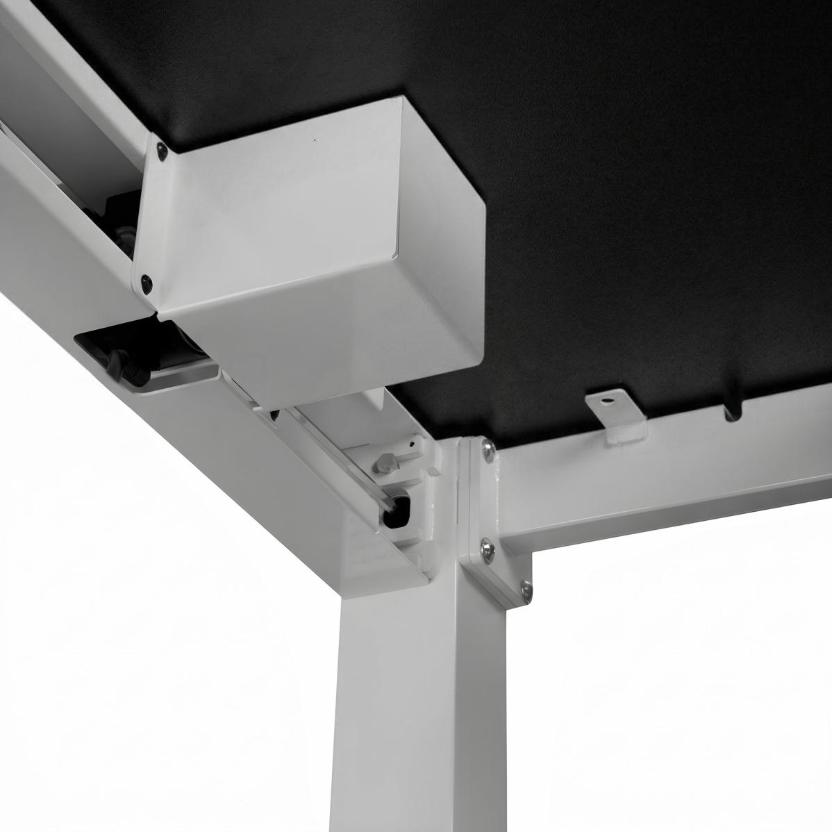 Adjustable table support AdapDesk Smart 4L 2 Motor 36mm Deep Black, Snow White, photo 6