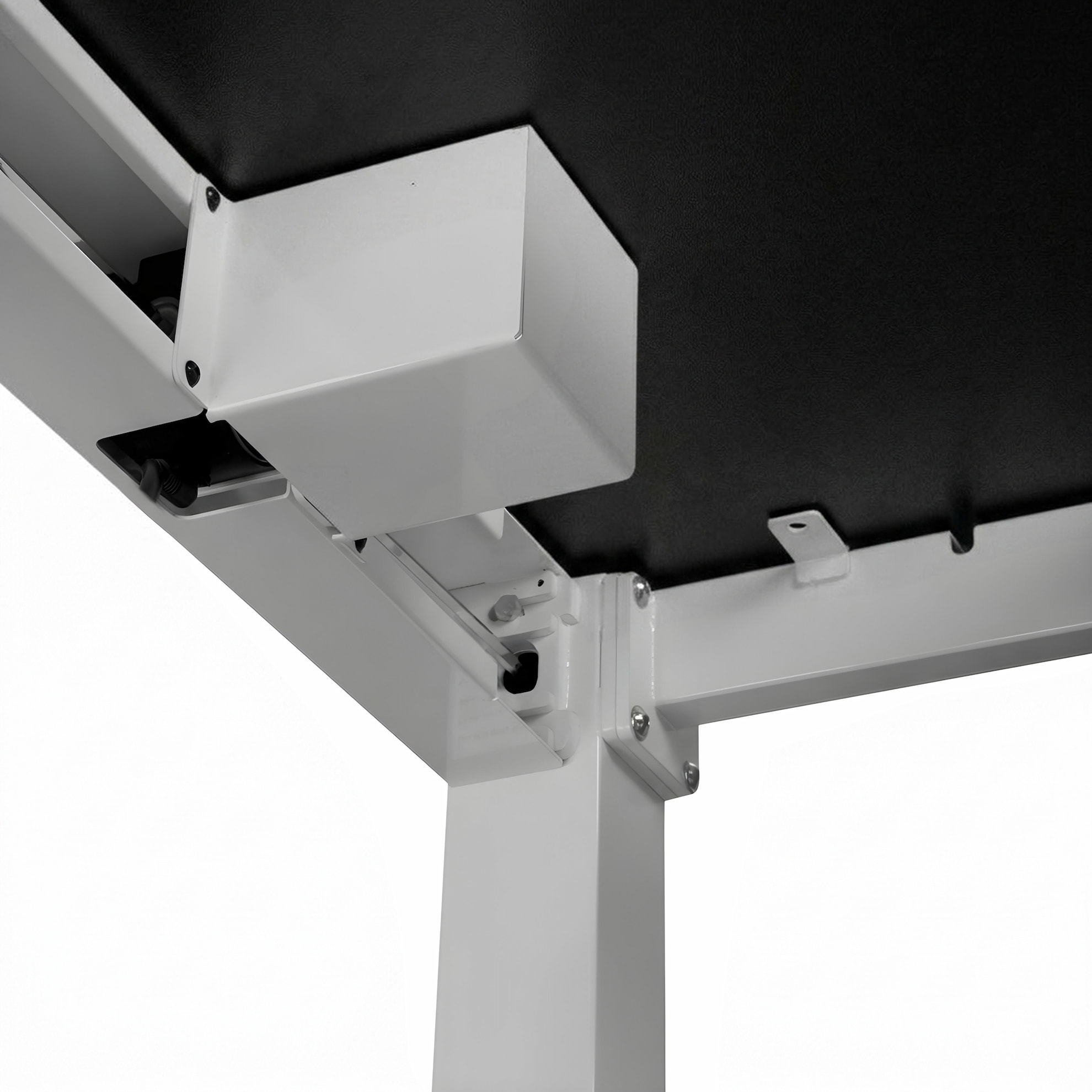 Adjustable table support AdapDesk Smart 4L 2 Motor 36mm Deep Black, Snow White, photo 6
