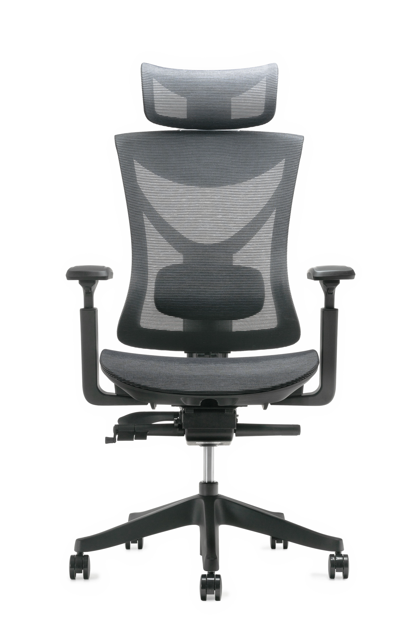 Кресло S1 Mesh Senior ErgoChair Deep Black, фото 2