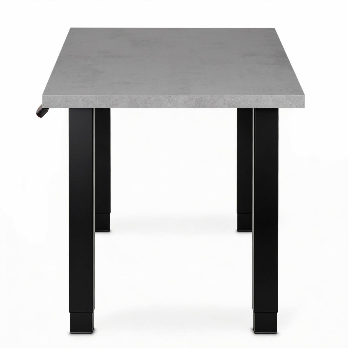 Adjustable table support AdapDesk Smart 4L 2 Motor 36mm Smoky Gray, Space Black, photo 3