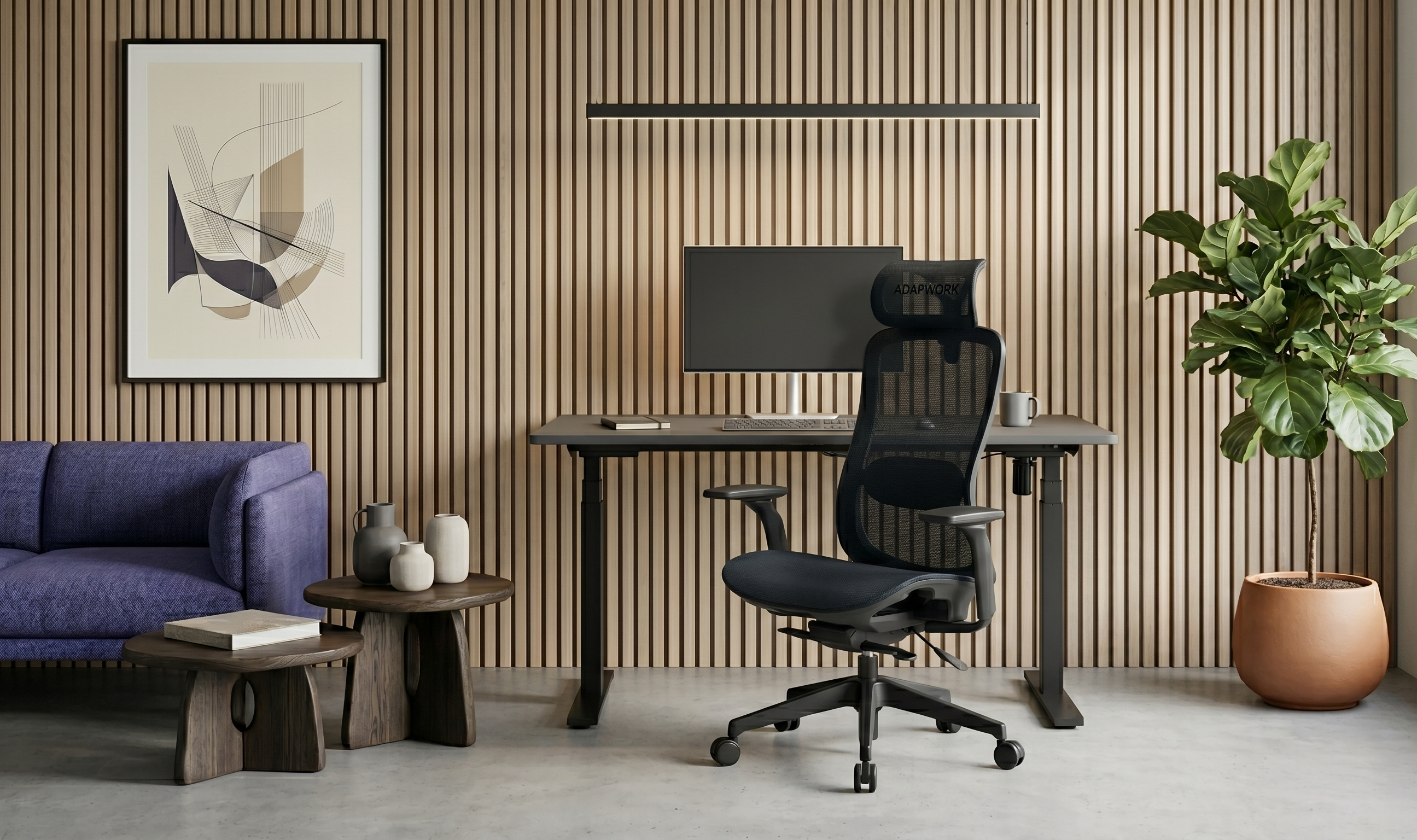 M4 Mesh Middle Ergochair Deep Black