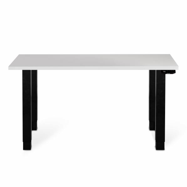 Ergonomic Adjustable table support AdapDesk Smart 4L 2 Motor 36mm Crystal White, Space Black
