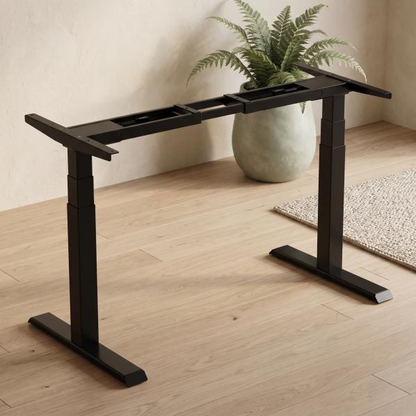 Ergonomic Adjustable table support AdapDesk Smart 2 Motor Pro Space Black