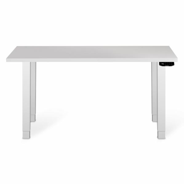 Ergonomic Adjustable table support AdapDesk Smart 4L 2 Motor 36mm Crystal White, Snow White