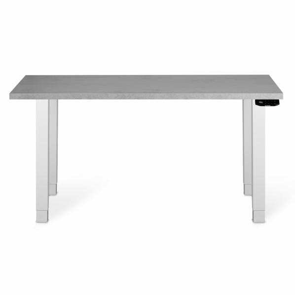 Ergonomic Adjustable table support AdapDesk Smart 4L 2 Motor 36mm Smoky Gray, Snow White