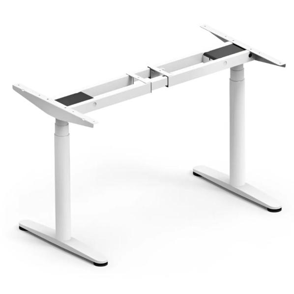 Ergonomic Adjustable table support AdapDesk Smart 2 Motor Pro Speed Snow White