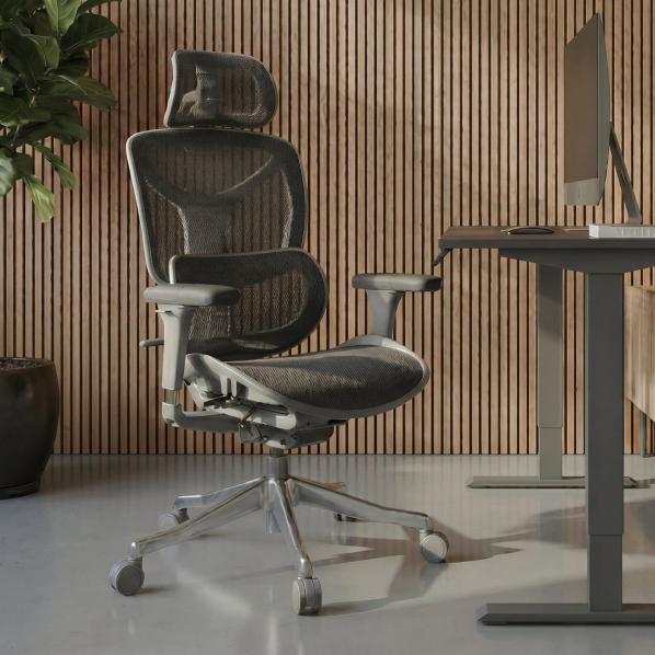 Ergonomic S7 Mesh Senior ErgoChair Deep Black