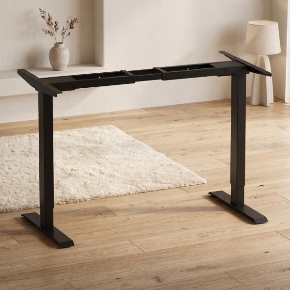 Ergonomic Adjustable table support AdapDesk Smart 2 Motor Space Black