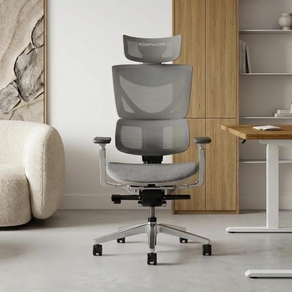 Ergonomic S3 Pro Senior ErgoChair Platinum Smoky Grey