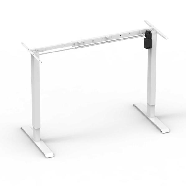 Ergonomic Adjustable table support AdapDesk Smart 1 Motor Snow White