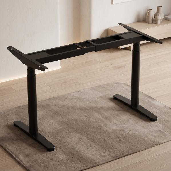 Ergonomic Adjustable table support AdapDesk Smart 2 Motor Pro Speed Space Black
