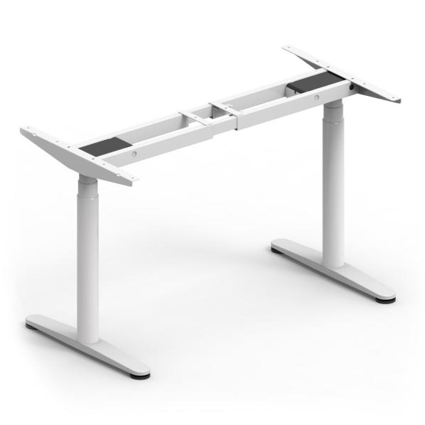 Ergonomic Adjustable table support AdapDesk Smart 2 Motor Pro Max Snow White