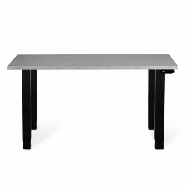 Ergonomic Adjustable table support AdapDesk Smart 4L 2 Motor 36mm Smoky Gray, Space Black