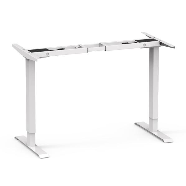 Ergonomic Adjustable table support AdapDesk Smart 2 Motor Snow White