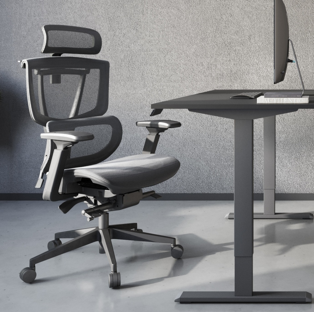 S2 Mesh Senior ErgoChair Deep Black