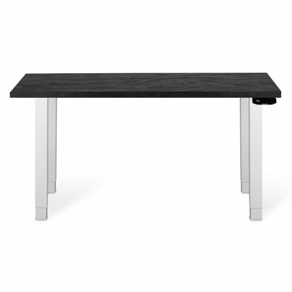 Ergonomic Adjustable table support AdapDesk Smart 4L 2 Motor 36mm Carbon Black, Snow White
