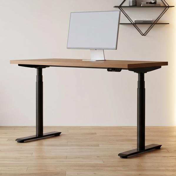 Ergonomic Adjustable table AdapDesk Smart 2 Motor Pro Speed 36мм Golden Wood, Space Black