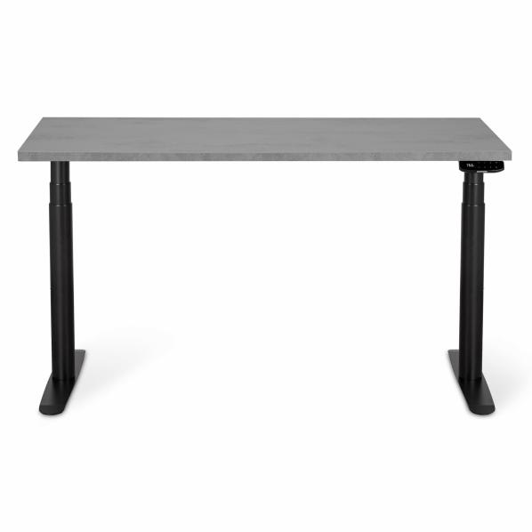 Ergonomic Adjustable table AdapDesk Smart 2 Motor Pro Max 36мм Smoky Gray, Space Black