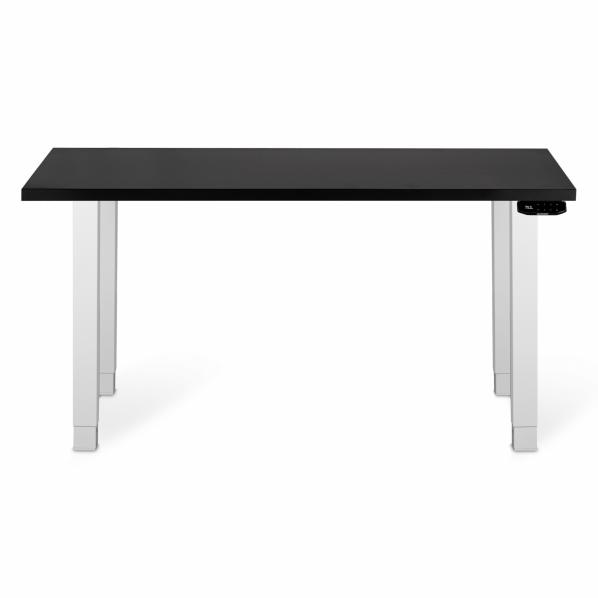 Ergonomic Adjustable table support AdapDesk Smart 4L 2 Motor 36mm Deep Black, Snow White