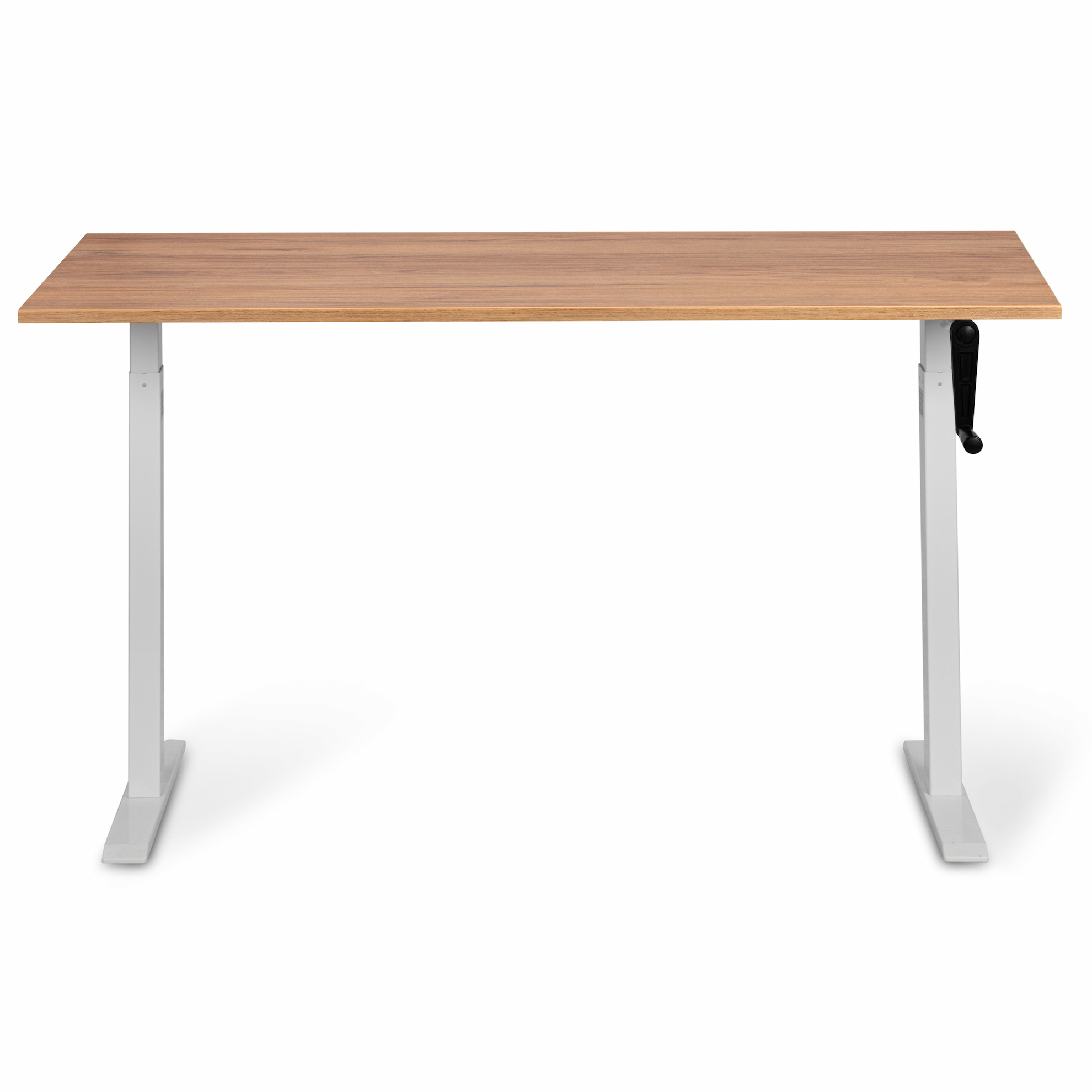 Adjustable table AdapDesk Smart Manual 18мм Golden Wood, Snow White